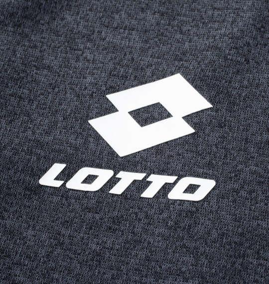 大きいサイズ メンズ LOTTO DRYメッシュ杢 × 無地 ハーフジップ 半袖 シャツ ブラック 1278-4555-2 3L 4L 5L 6L 7L 8L