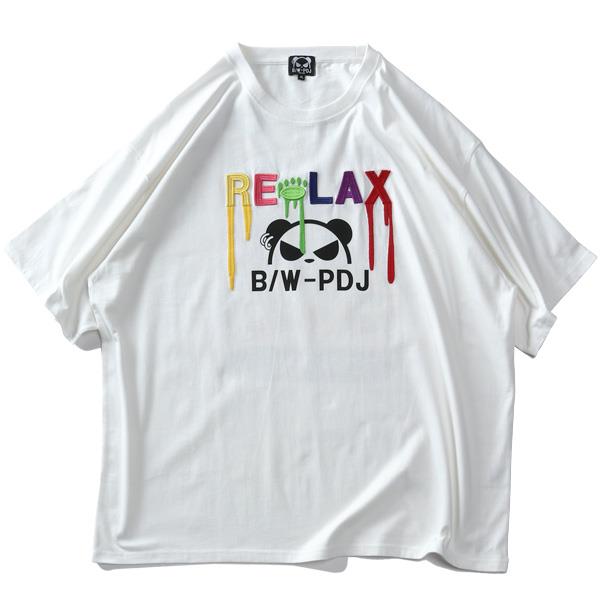 大きいサイズ メンズ BW-PDJ RELAX KEEP OUT 半袖 Tシャツ 春夏新作 554866k