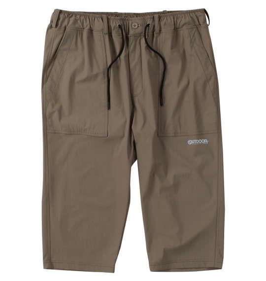 【max8】大きいサイズ メンズ OUTDOOR PRODUCTS ICE MAX ナイロン ニット クロップド パンツ モカ 1254-4230-1 3L 4L 5L 6L 7L 8L