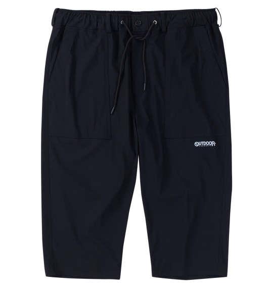 【max8】大きいサイズ メンズ OUTDOOR PRODUCTS ICE MAX ナイロン ニット クロップド パンツ ブラック 1254-4230-2 3L 4L 5L 6L 7L 8L