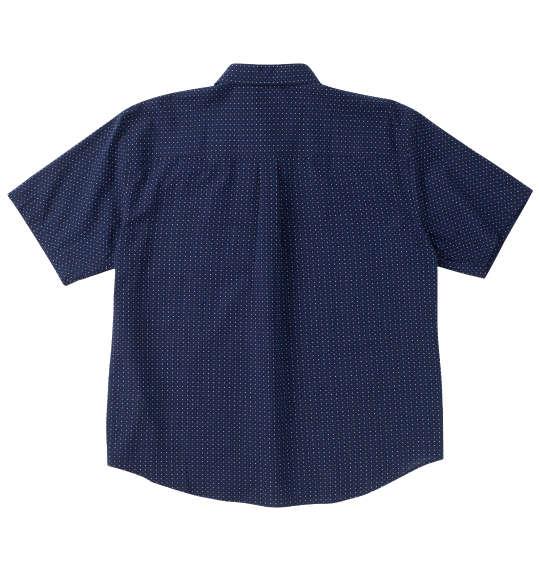 【max8】大きいサイズ メンズ Mc.S.P 刺し子チェック B.D 半袖 シャツ ネイビー 1277-4243-2 3L 4L 5L 6L 8L