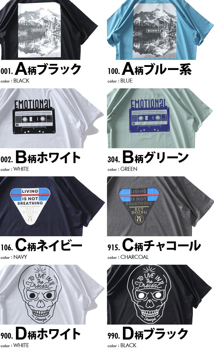 大きいサイズ メンズ DANIEL DODD プリント 半袖 Tシャツ 全8色 春夏新作 azt-2402pt4