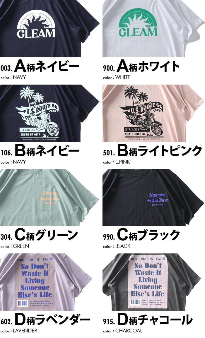 大きいサイズ メンズ DANIEL DODD プリント 半袖 Tシャツ 全8色 春夏新作 azt-2402pt5