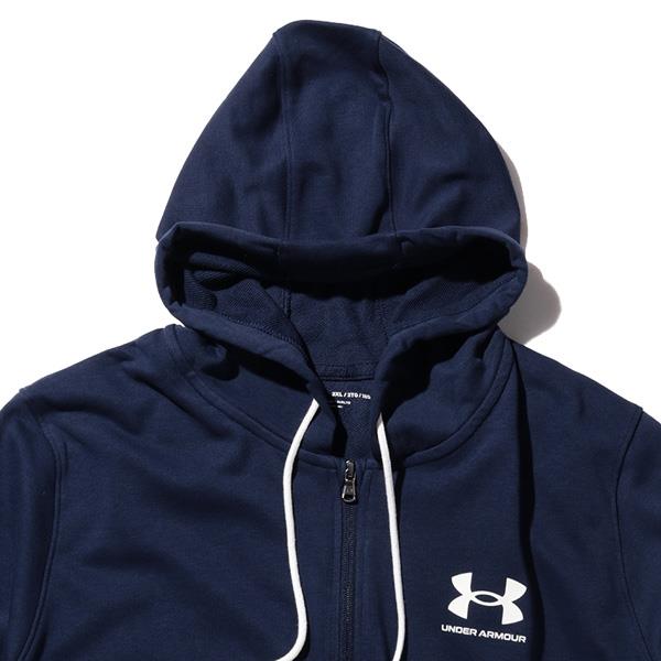 大きいサイズ メンズ UNDER ARMOUR アンダーアーマー フルジップ パーカー USA直輸入 1370409-410