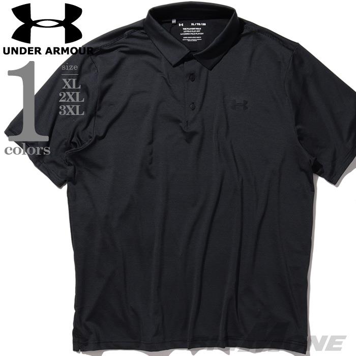 【SB0322】大きいサイズ メンズ UNDER ARMOUR アンダーアーマー 半袖 ポロシャツ USA直輸入 1378676-001