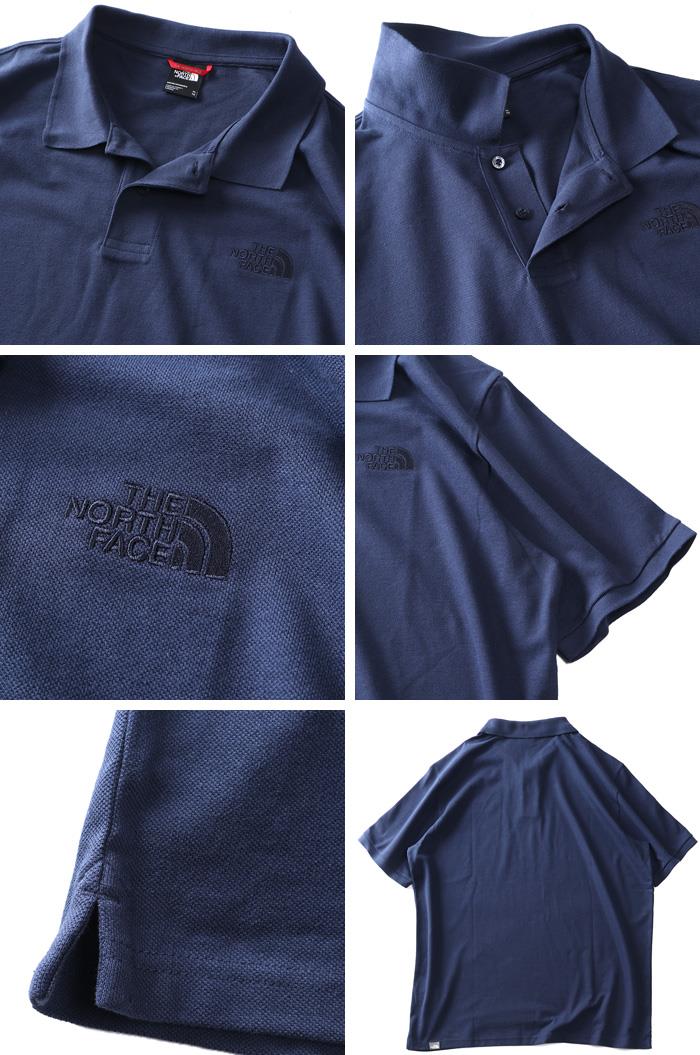 大きいサイズ メンズ THE NORTH FACE ザ ノース フェイス 鹿の子 半袖 ポロシャツ POLO PIQUET USA直輸入 nf00cg71-8k2