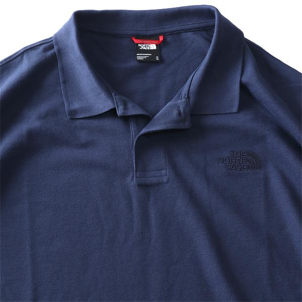 大きいサイズ メンズ THE NORTH FACE ザ ノース フェイス 鹿の子 半袖 ポロシャツ POLO PIQUET USA直輸入 nf00cg71-8k2