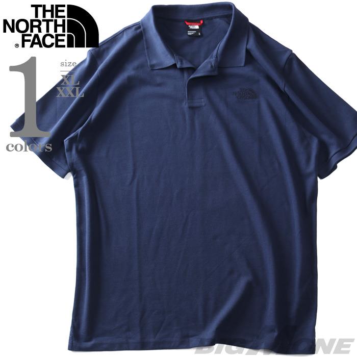 【FAD24】大きいサイズ メンズ THE NORTH FACE ザ ノース フェイス 鹿の子 半袖 ポロシャツ POLO PIQUET USA直輸入 nf00cg71-8k2