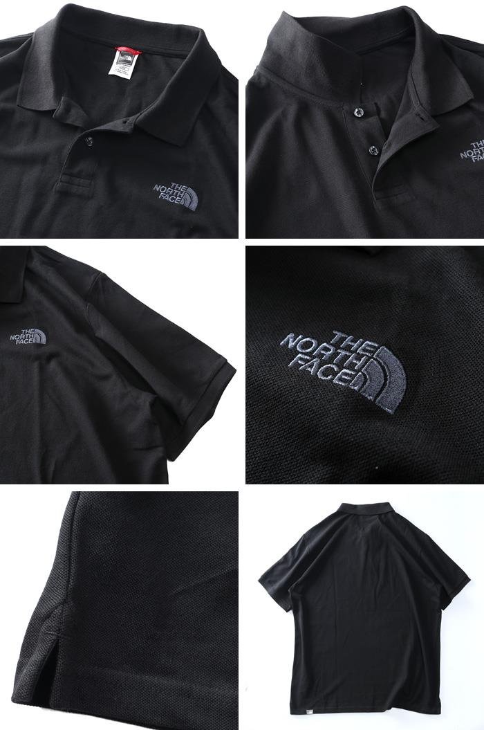 大きいサイズ メンズ THE NORTH FACE ザ ノース フェイス 鹿の子 半袖 ポロシャツ POLO PIQUET USA直輸入 nf00cg71-jk3