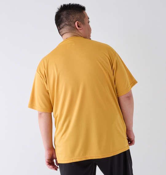 【max8】大きいサイズ メンズ OUTDOOR PRODUCTS DRY メッシュ 半袖 Tシャツ マスタード 1258-4220-4 3L 4L 5L 6L 7L 8L