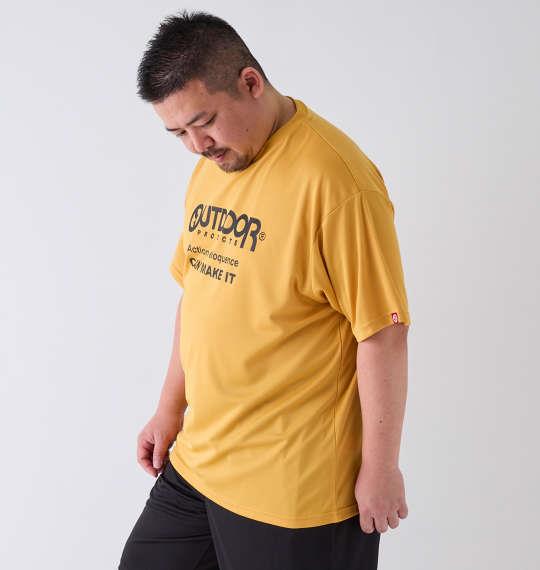 【max8】大きいサイズ メンズ OUTDOOR PRODUCTS DRY メッシュ 半袖 Tシャツ マスタード 1258-4220-4 3L 4L 5L 6L 7L 8L