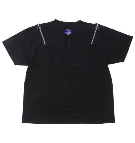 大きいサイズ メンズ PSYCHO NATION サイコ×寝田ルネ デビル 半袖 Tシャツ ブラック 1278-4542-1 3L 4L 5L 6L