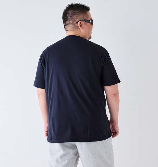 【max8】大きいサイズ メンズ OUTDOOR PRODUCTS 天竺 半袖 Tシャツ ネイビー 1258-4223-2 3L 4L 5L 6L 7L 8L