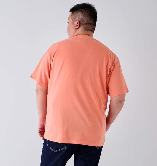 【max8】大きいサイズ メンズ OUTDOOR PRODUCTS 天竺 半袖 Tシャツ オレンジ 1258-4223-3 3L 4L 5L 6L 7L 8L