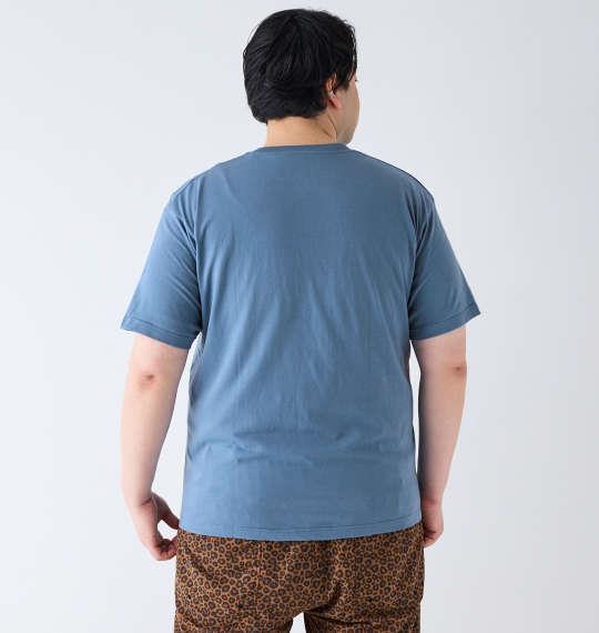 【max8】大きいサイズ メンズ OUTDOOR PRODUCTS 天竺 半袖 Tシャツ ブルーグレー 1258-4224-1 3L 4L 5L 6L 7L 8L