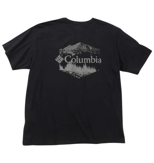 大きいサイズ メンズ Columbia ロッカウェイリバーバックグラフィック 半袖 Tシャツ ブラック 1278-4241-2 1X 2X 3X 4X 5X 6X