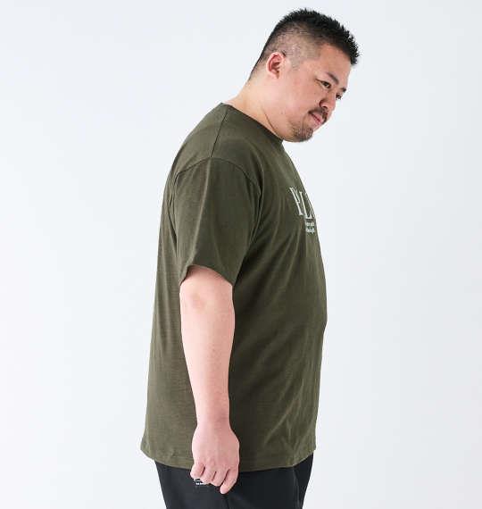 【max8】大きいサイズ メンズ POLO BCS POLOクロスロゴ スラブ 天竺 半袖 Tシャツ カーキ 1278-4273-2 3L 4L 5L 6L 8L