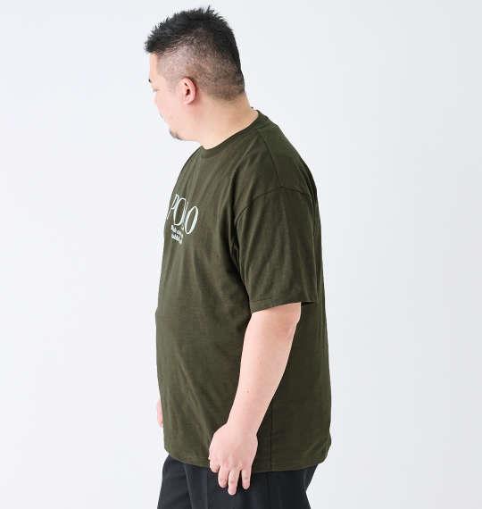 【max8】大きいサイズ メンズ POLO BCS POLOクロスロゴ スラブ 天竺 半袖 Tシャツ カーキ 1278-4273-2 3L 4L 5L 6L 8L