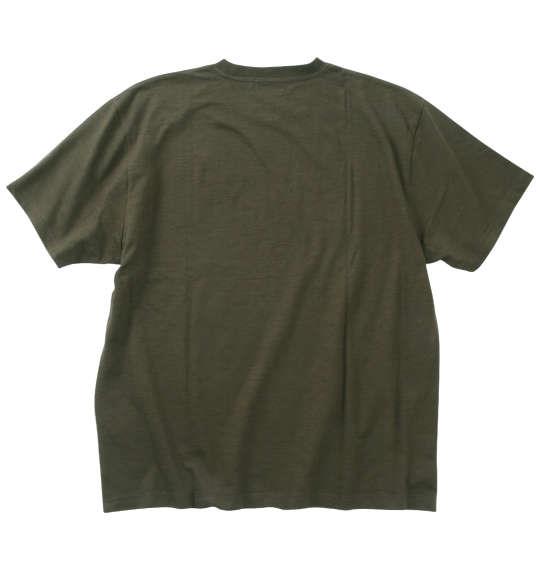 【max8】大きいサイズ メンズ POLO BCS POLOクロスロゴ スラブ 天竺 半袖 Tシャツ カーキ 1278-4273-2 3L 4L 5L 6L 8L