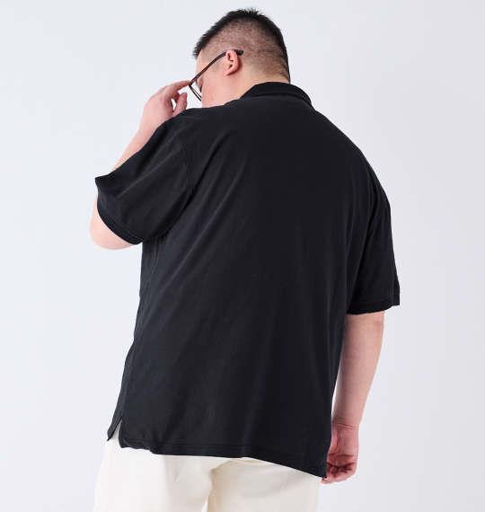 【max8】大きいサイズ メンズ POLO BCS ワンポイント刺繍 半袖 ポロシャツ ブラック 1278-4274-2 3L 4L 5L 6L 8L