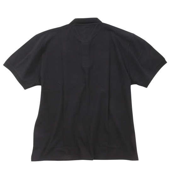 【max8】大きいサイズ メンズ POLO BCS ワンポイント刺繍 半袖 ポロシャツ ブラック 1278-4274-2 3L 4L 5L 6L 8L