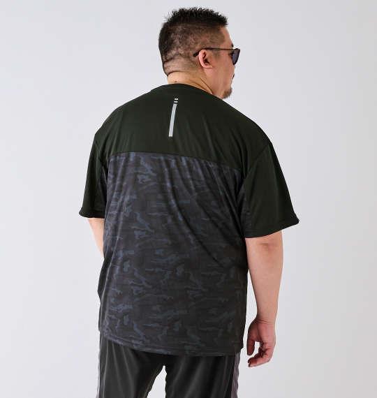 【max8】大きいサイズ メンズ Phiten DRYメッシュ 半袖 Tシャツ ブラック 1278-4557-2 3L 4L 5L 6L 8L