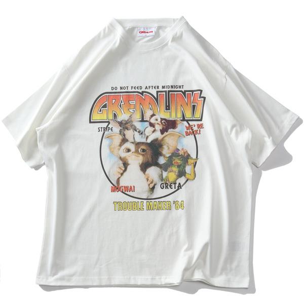 【SB0322】大きいサイズ メンズ GREMLiNS グレムリン ヴィンテージプリント 半袖 Tシャツ 4515703