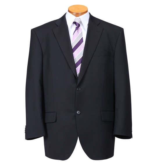 【max8】大きいサイズ メンズ MANCHES ウォッシャブル シングル 2ツ釦 ジャケット ブラック 1272-4300-1 3L 4L 5L 6L 7L 8L