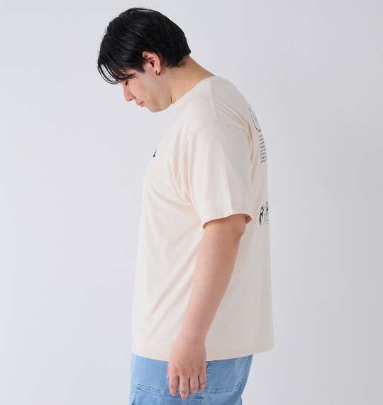 【max8】大きいサイズ メンズ RUSTY ツアーT風グラフィック 半袖 Tシャツ オフホワイト 1278-4276-1 3L 4L 5L 6L 8L