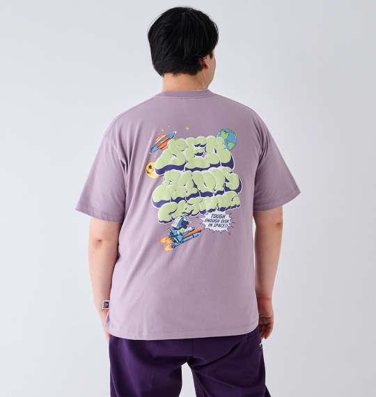 大きいサイズ メンズ BEN DAVIS ローンチスモーク 半袖 Tシャツ グレイッシュピンク 1278-4283-1 3L 4L 5L 6L