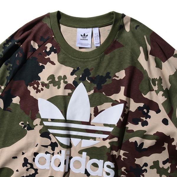 【SB0322】大きいサイズ メンズ ADIDAS アディダス 迷彩柄 ロゴプリント 半袖 Tシャツ USA直輸入 kop56