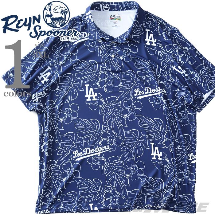 大きいサイズ メンズ REYN SPOONER レインスプーナー 半袖 ポロシャツ LOS ANGELES DODGERS USA直輸入 b610635223