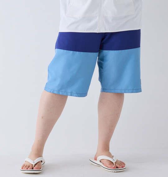 【max8】大きいサイズ メンズ OCEAN PACIFIC バイカラー 切替 サーフパンツ ネイビー 1274-4511-1 3L 4L 5L 6L 8L