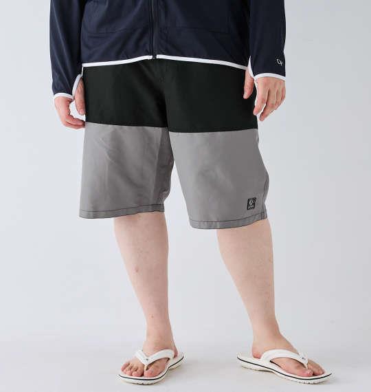【max8】大きいサイズ メンズ OCEAN PACIFIC バイカラー 切替 サーフパンツ ブラック 1274-4511-2 3L 4L 5L 6L 8L