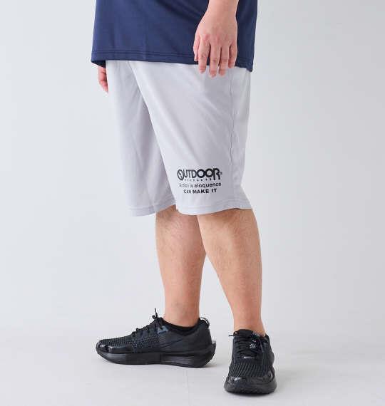 【max8】大きいサイズ メンズ OUTDOOR PRODUCTS DRY メッシュ ハーフパンツ グレー 1254-4202-1 3L 4L 5L 6L 7L 8L