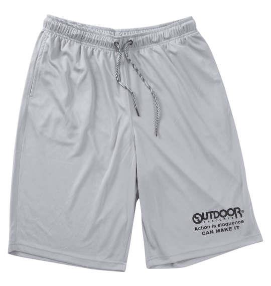 【max8】大きいサイズ メンズ OUTDOOR PRODUCTS DRY メッシュ ハーフパンツ グレー 1254-4202-1 3L 4L 5L 6L 7L 8L