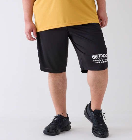 【max8】大きいサイズ メンズ OUTDOOR PRODUCTS DRY メッシュ ハーフパンツ ブラック 1254-4202-2 3L 4L 5L 6L 7L 8L