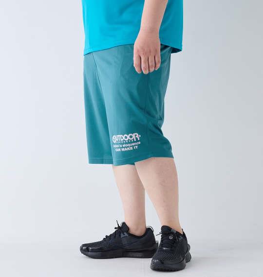 【max8】大きいサイズ メンズ OUTDOOR PRODUCTS DRY メッシュ ハーフパンツ ターコイズ 1254-4202-4 3L 4L 5L 6L 7L 8L