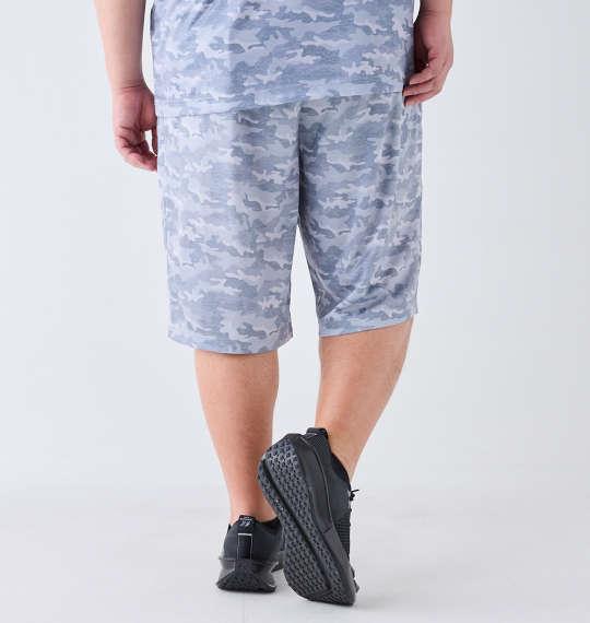 【max8】大きいサイズ メンズ OUTDOOR PRODUCTS DRY メッシュ カモフラ柄 ハーフパンツ グレー 1254-4203-1 3L 4L 5L 6L 7L 8L
