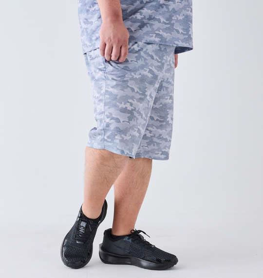 【max8】大きいサイズ メンズ OUTDOOR PRODUCTS DRY メッシュ カモフラ柄 ハーフパンツ グレー 1254-4203-1 3L 4L 5L 6L 7L 8L