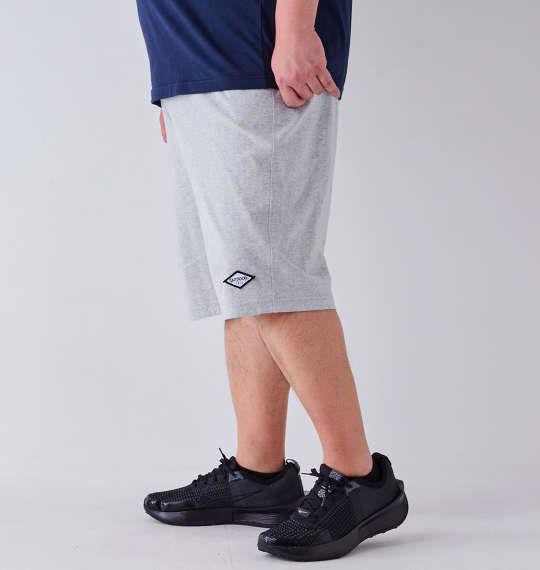 【max8】大きいサイズ メンズ OUTDOOR PRODUCTS 天竺 ハーフパンツ グレー 1254-4204-1 3L 4L 5L 6L 7L 8L