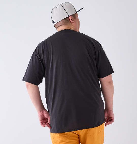 【max8】大きいサイズ メンズ BEAUMERE T/C 天竺 ポケット付刺繍 半袖 Tシャツ スミクロ 1278-4577-2 3L 4L 5L 6L 8L