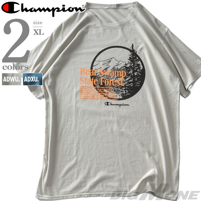 【SB0322】大きいサイズ メンズ Champion チャンピオン プリント 半袖 Tシャツ Classic Vintage Wash Graphic Tee USA直輸入 t98658-586szb