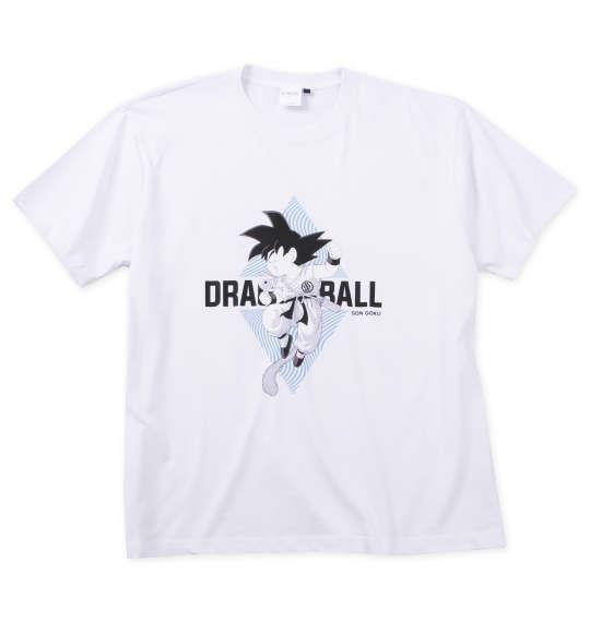 【max8】大きいサイズ メンズ DRAGON BALL 天竺 孫悟空 半袖 Tシャツ ホワイト 1278-4595-1 3L 4L 5L 6L 8L