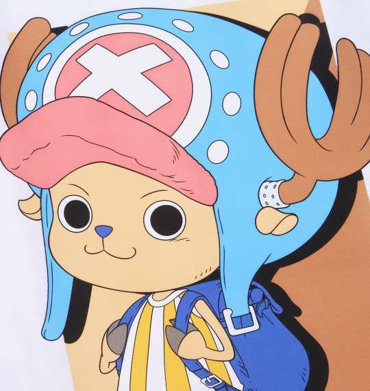 【max8】大きいサイズ メンズ ONE PIECE 天竺 チョッパー 半袖 Tシャツ ホワイト 1278-4597-1 3L 4L 5L 6L 8L