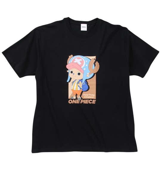 【max8】大きいサイズ メンズ ONE PIECE 天竺 チョッパー 半袖 Tシャツ ブラック 1278-4597-2 3L 4L 5L 6L 8L