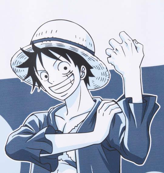 【max8】大きいサイズ メンズ ONE PIECE 天竺 ルフィ 半袖 Tシャツ ホワイト 1278-4598-1 3L 4L 5L 6L 8L