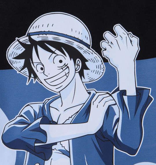 【max8】大きいサイズ メンズ ONE PIECE 天竺 ルフィ 半袖 Tシャツ ブラック 1278-4598-2 3L 4L 5L 6L 8L