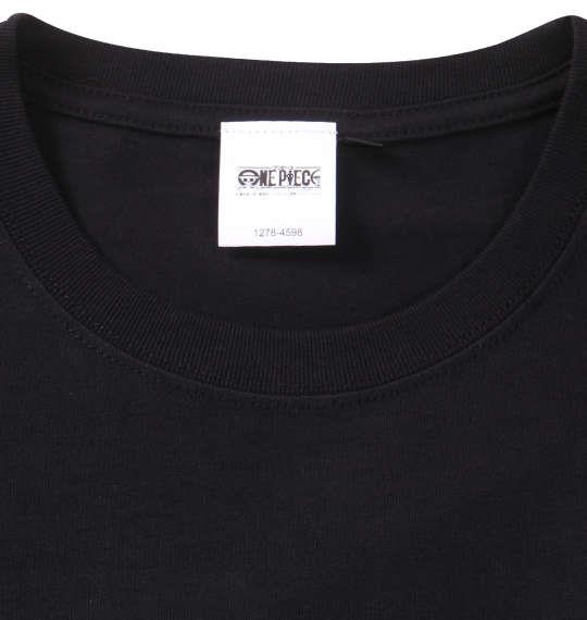 【max8】大きいサイズ メンズ ONE PIECE 天竺 ルフィ 半袖 Tシャツ ブラック 1278-4598-2 3L 4L 5L 6L 8L