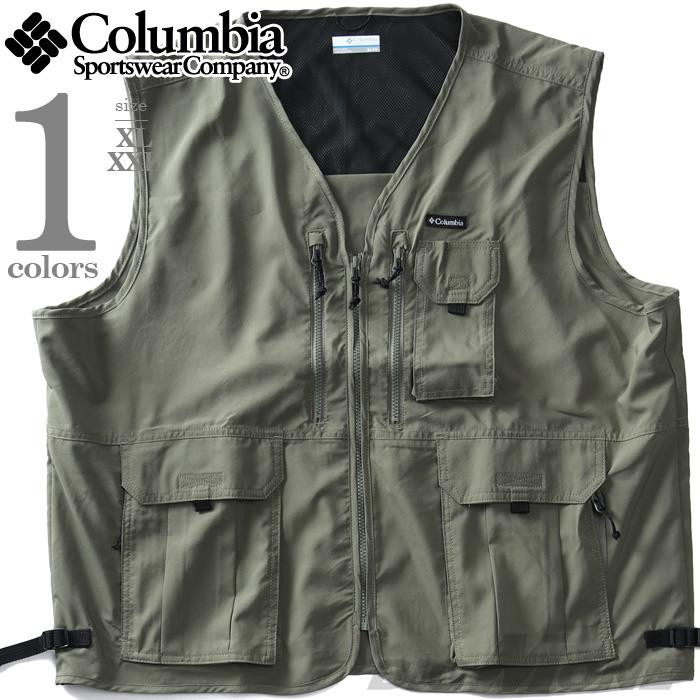 【SB0322】大きいサイズ メンズ Columbia コロンビア ユーティリティ ベスト Silver Ridge Utility Vest USA直輸入 2030731